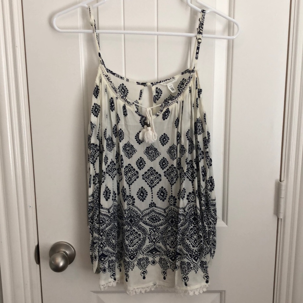Off the shoulder top with sleeves